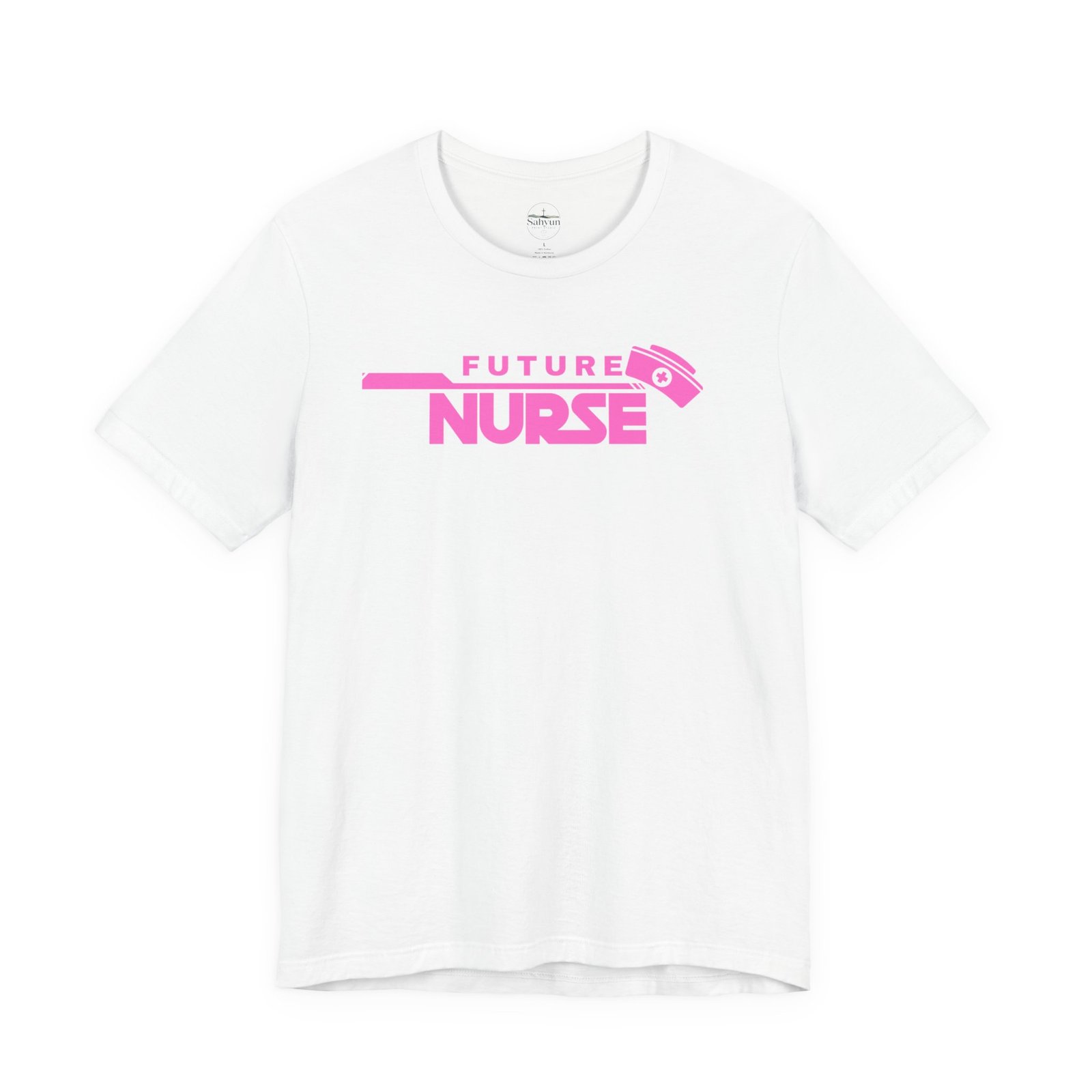 Future Nurse pink print Tee