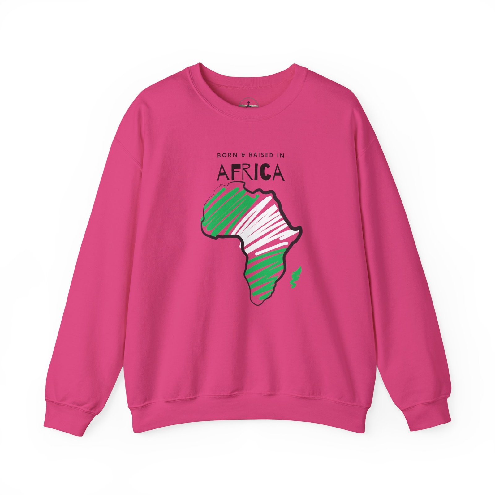 Born&Raised Nigeria Crewneck Sweatshirt - Image 5