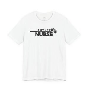 Future Nurse black print Tee