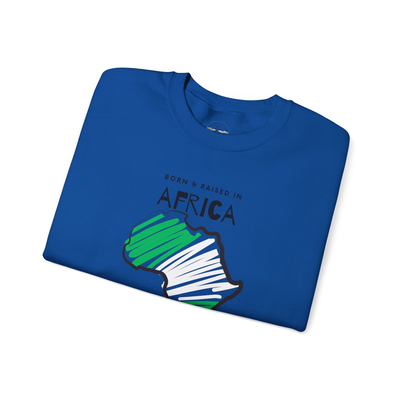 Born&Raised Nigeria Crewneck Sweatshirt - Image 3