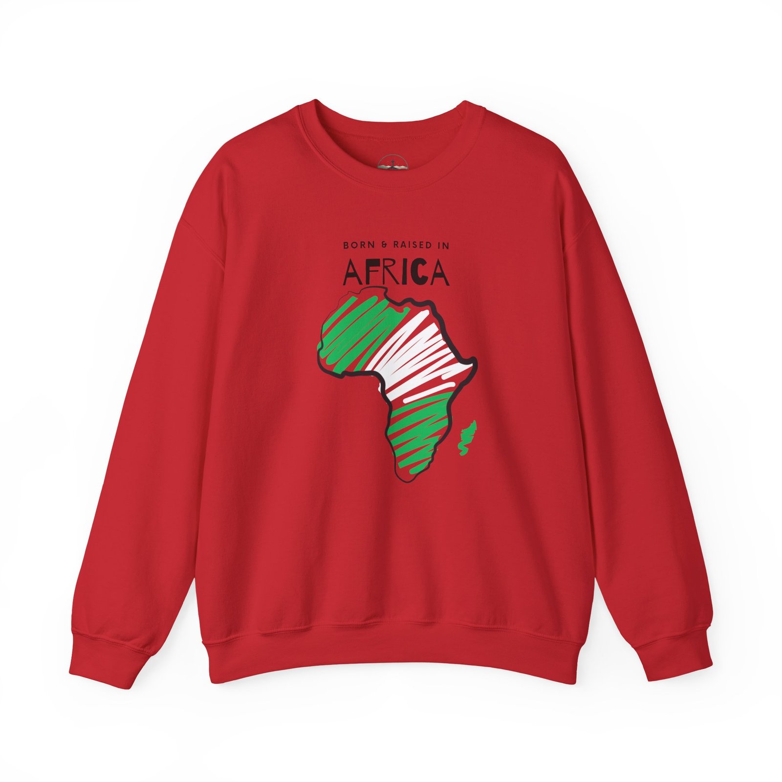 Born&Raised Nigeria Crewneck Sweatshirt - Image 9