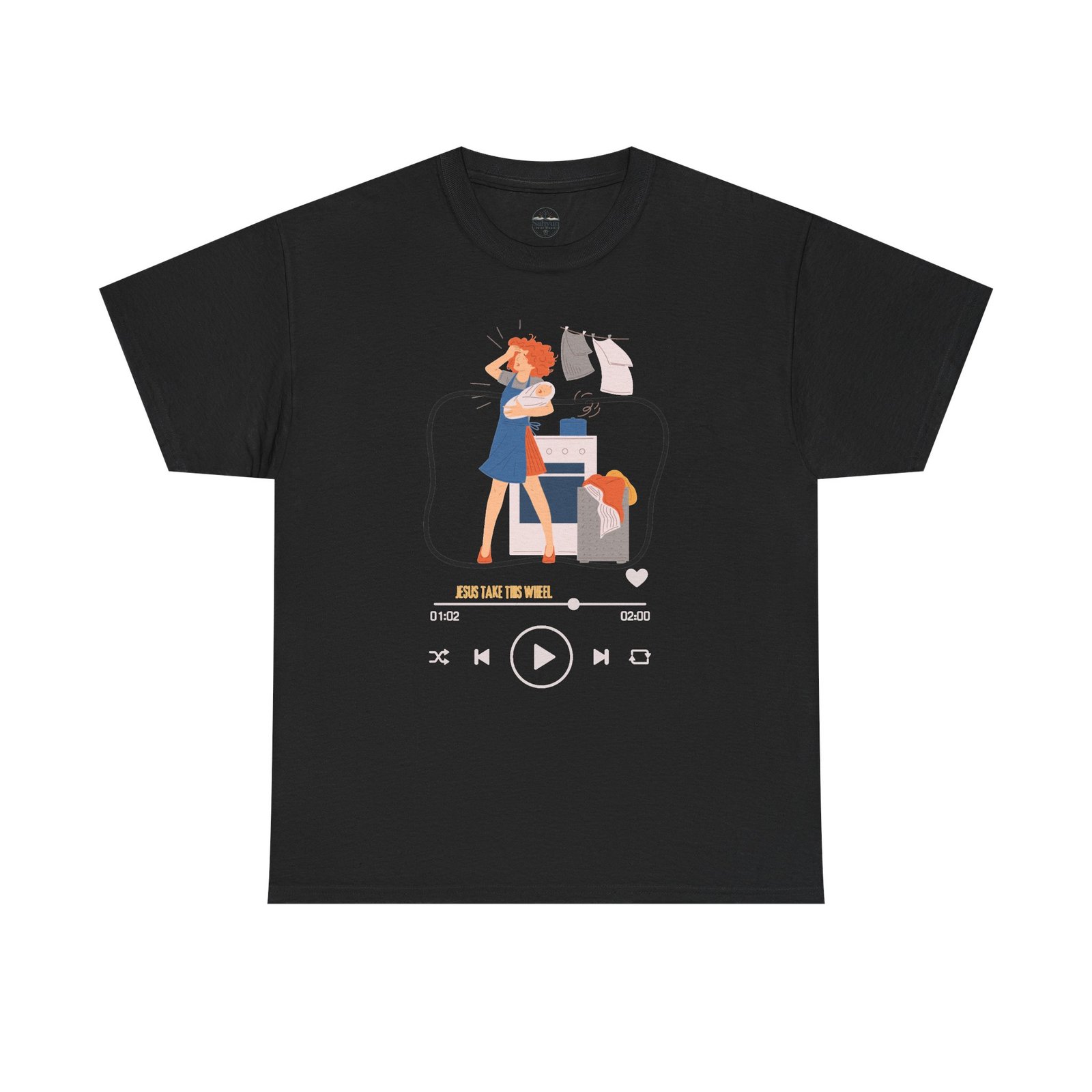 Jesus Take This Wheel Tee - Image 5