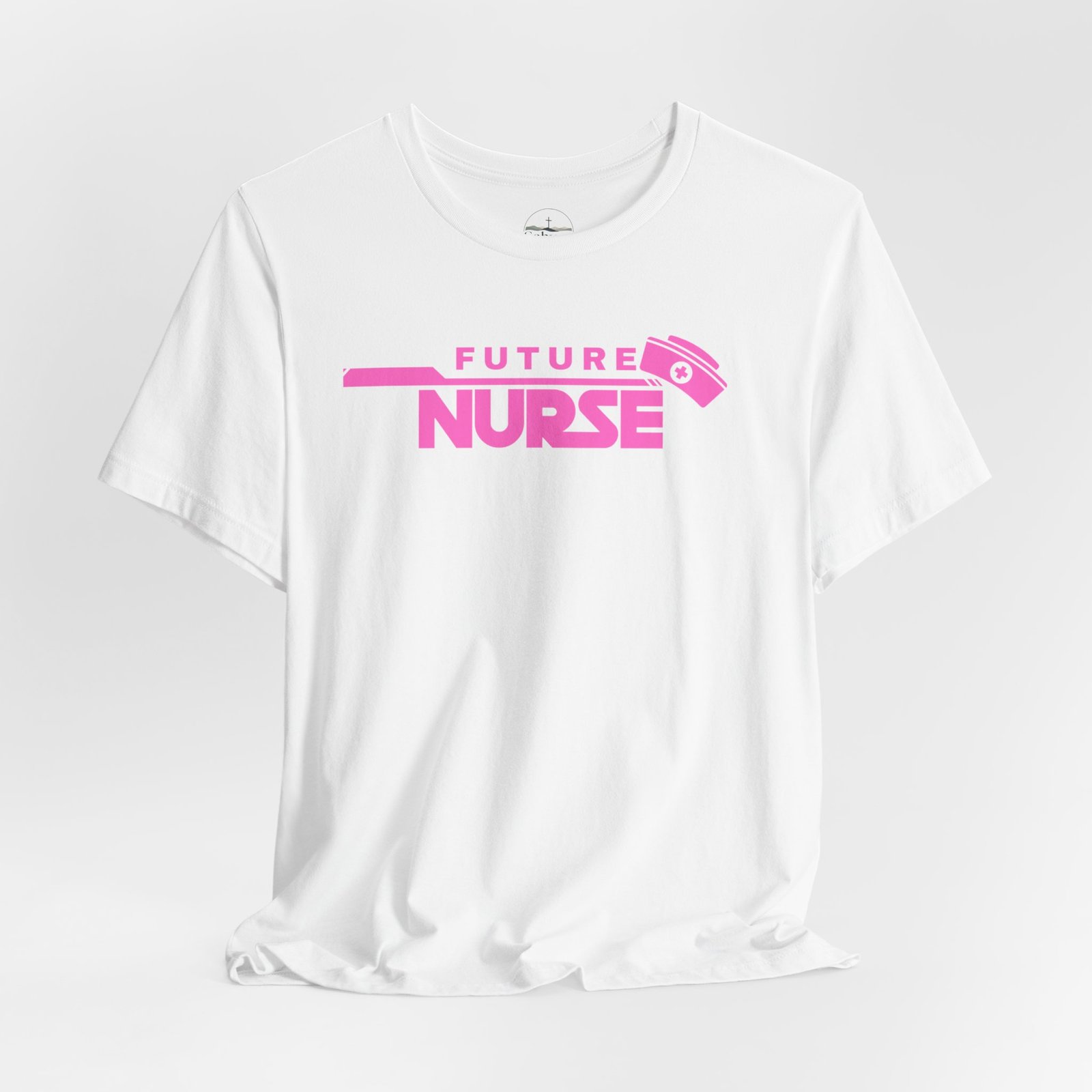 Future Nurse pink print Tee - Image 4